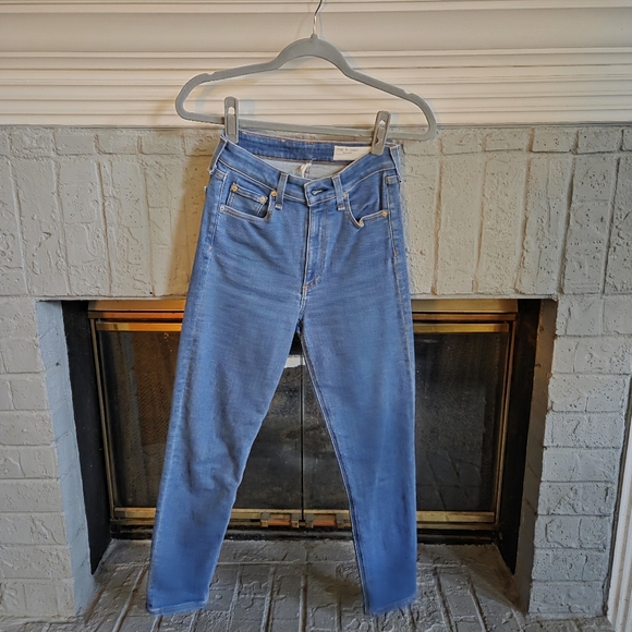 Rag & Bone Women's Nina High Rise Ankle Cigarette Jeans Size 25 Inseam 27 - Picture 2 of 8